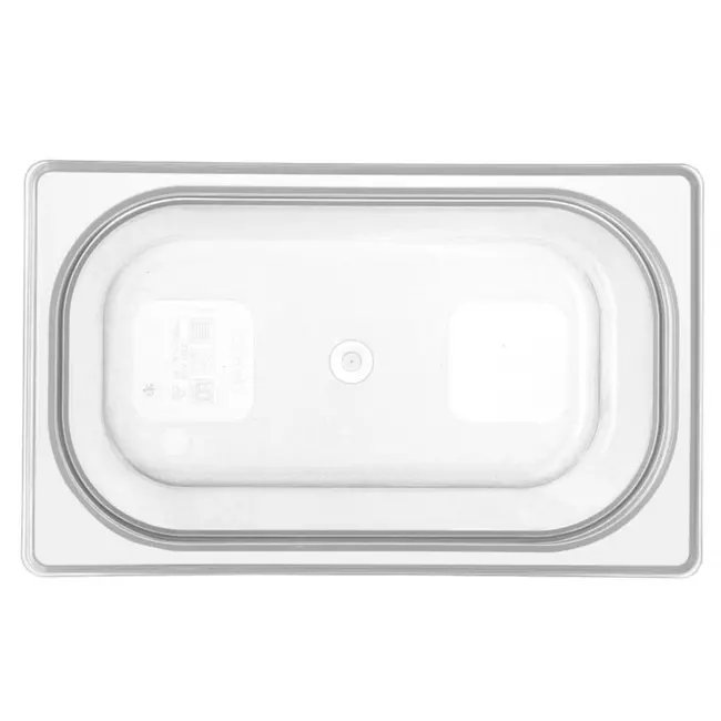 HENDI GN-container 1/4 – Polypropyleen – 5,5L – Temperatuurbestendig – Transparant – 265x162x200 mm