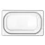 HENDI GN-container 1/4 – Polypropyleen – 5,5L – Temperatuurbestendig – Transparant – 265x162x200 mm