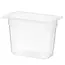 Hendi GN-container 1/4 - Polypropyleen - 5,5L - Temperatuurbestendig - Transparant - 265x162x200mm