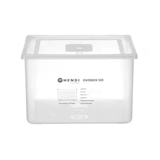 HENDI Eiercontainer OVOBOX 120 GN 2/3 transparant 18 liter voor koeling