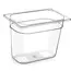 HENDI GN-container 1/4 – Tritan – 4L – Transparant – 265x162x150 mm