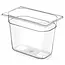 HENDI GN-container 1/4 – Tritan – 5,5L – BPA-vrij – Transparant – 265x162x200 mm