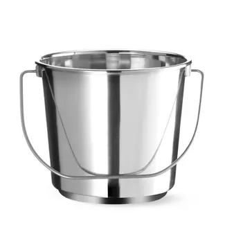 HENDI Emmer – Budget Line – 10L – Roestvast staal – ⌀278x(H)235mm