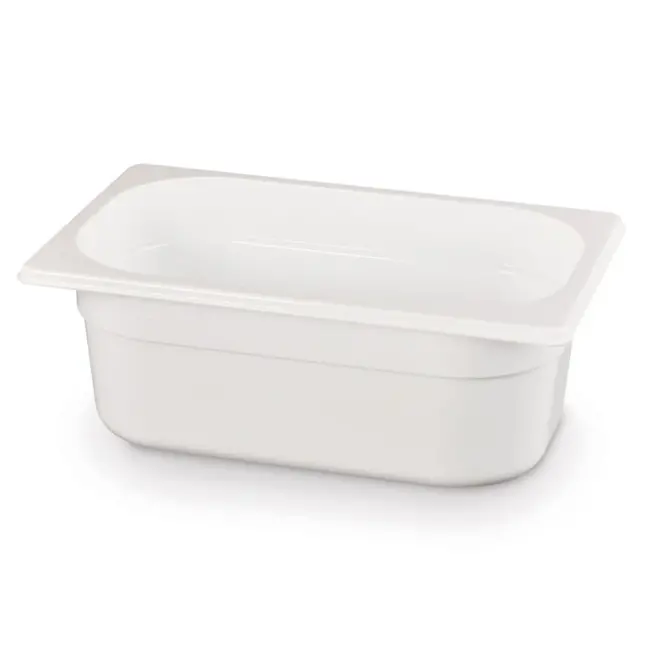 HENDI Gastronormbak – polycarbonaat – 1,8L – wit – 265x162x65 mm