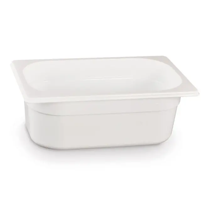 HENDI Gastronormbak – polycarbonaat – 1,8L – wit – 265x162x65 mm