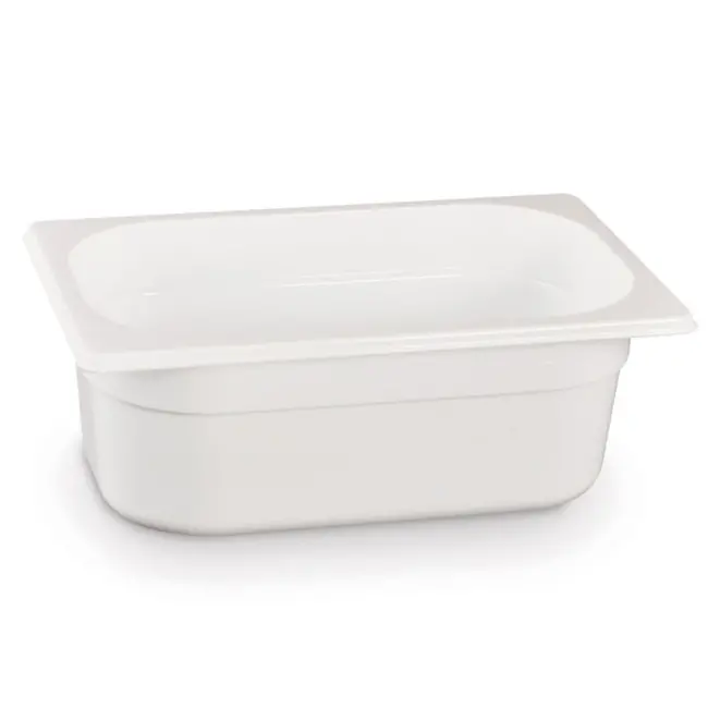 HENDI Gastronormbak – polycarbonaat – 2,8L – wit – 265x162x100 mm – temperatuurbestendig