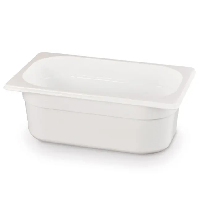 HENDI Gastronormbak – polycarbonaat – 2,8L – wit – 265x162x100 mm – temperatuurbestendig