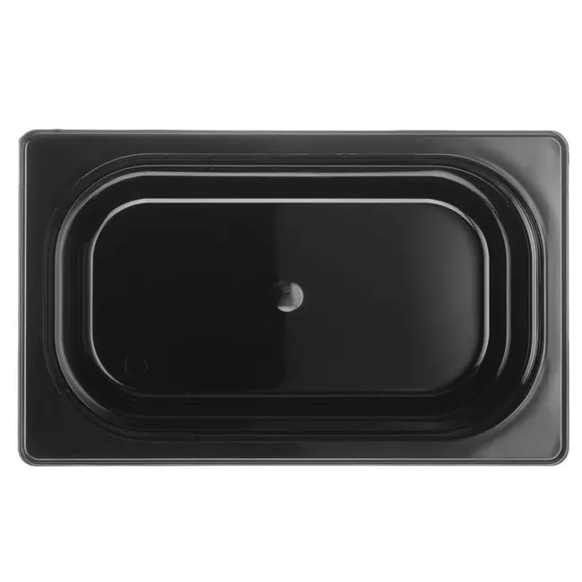 HENDI Gastronorm container – polycarbonaat – 1,8L – zwart – 265x162x65 mm