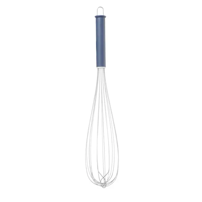 HENDI Franse garde – 8 stijve draden – PP handgreep – 465 mm – blauw