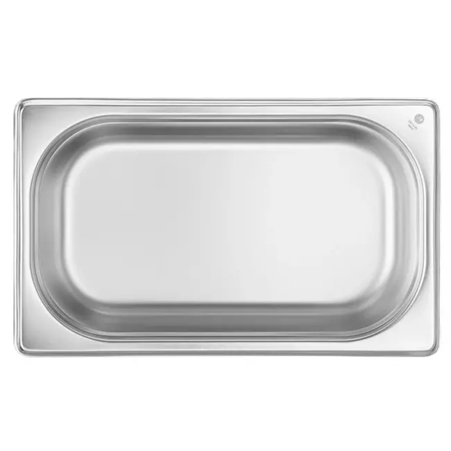 HENDI GN-container 1/4 – lichtgewicht – roestvrij staal – 1,8L – 265x162x65 mm