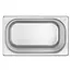 HENDI GN-container 1/4 – lichtgewicht roestvrij staal – 2,8L – 265x162x100 mm – stapelbaar