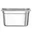 HENDI GN-container 1/4 – Budget Line – 4L – 265x162x150 mm – lichtgewicht roestvrij staal