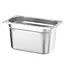 HENDI GN-container 1/4 – Budget Line – 4L – 265x162x150 mm – lichtgewicht roestvrij staal