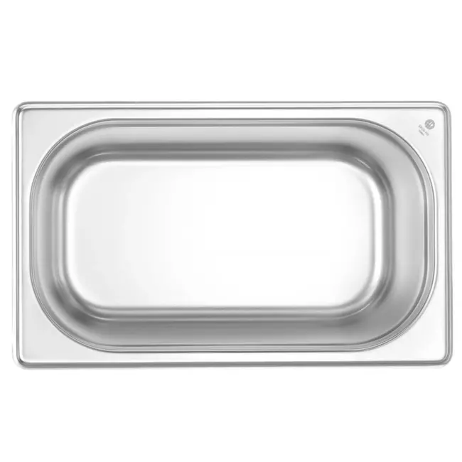 HENDI GN-container 1/4 – Budget Line – 4L – 265x162x150 mm – lichtgewicht roestvrij staal