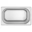 HENDI GN-container 1/4 – Budget Line – 5,5L – 265x162x200 mm – lichtgewicht roestvrij staal