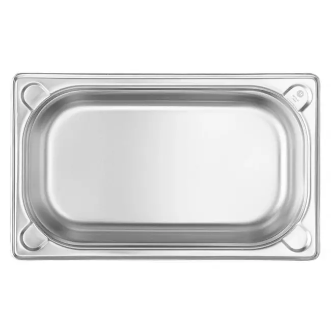 HENDI Gastronorm container – versterkte hoeken – 1,8L – 65mm hoog – roestvrij staal