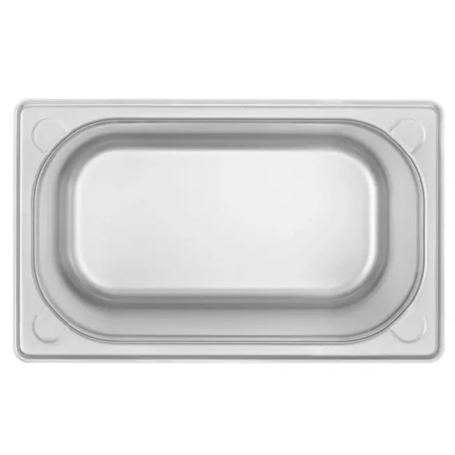 HENDI Gastronorm container – versterkte hoeken – 2,8L – 100mm hoog – roestvrij staal