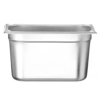 HENDI GN-container 1/4 4 liter van roestvast staal voor voedselopslag