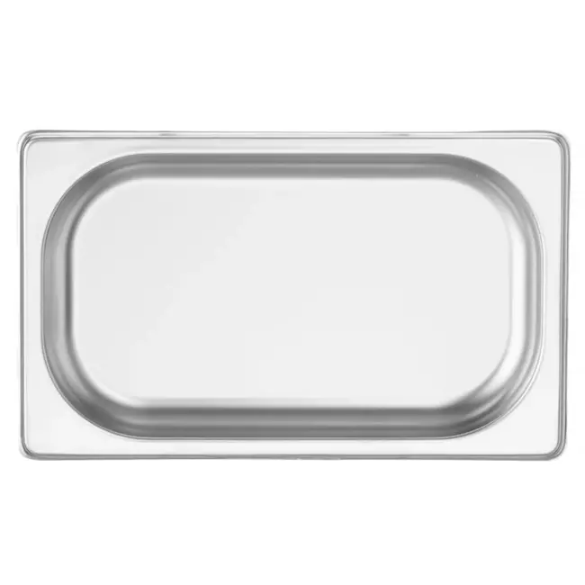 HENDI Gastronormbak – roestvrij staal – 0,9L – 20mm hoog – stapelbaar