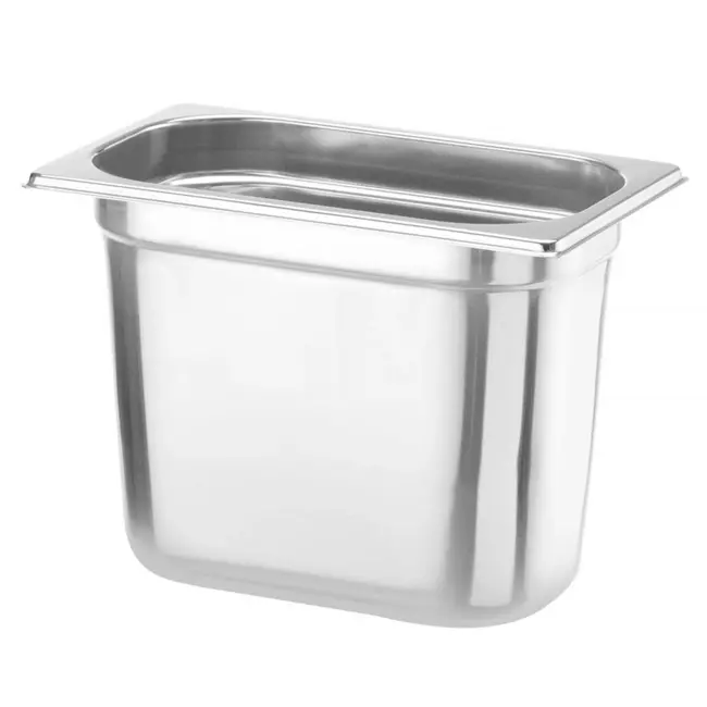 HENDI Gastronormbak – roestvast staal – 5,5L – 200mm hoog – stapelbaar