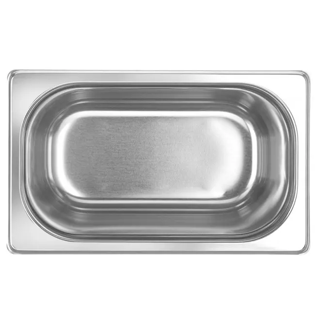 HENDI Gastronormbak – roestvast staal – 5,5L – 200mm hoog – stapelbaar