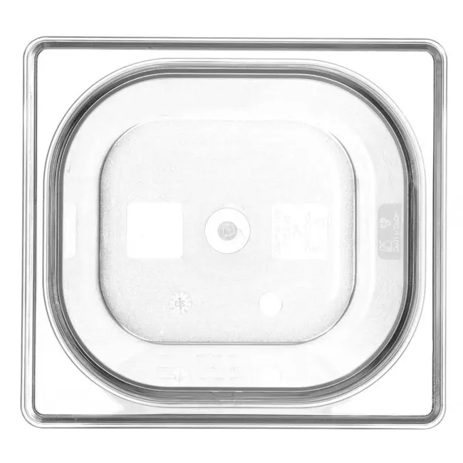HENDI Gastronorm container – polycarbonaat – 1,6L – temperatuurbestendig – transparant