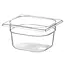 HENDI Gastronorm container – polycarbonaat – 1,6L – temperatuurbestendig – transparant