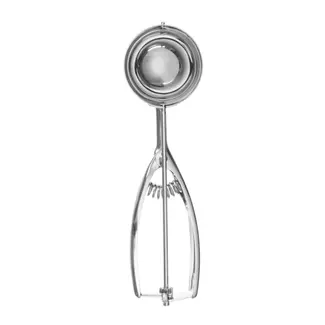 HENDI Portioneerlepel – Metalen – Ø50 mm – Vaatwasserbestendig