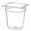 HENDI Gastronorm container – polycarbonaat – 1 liter – transparant – 176x162x65 mm