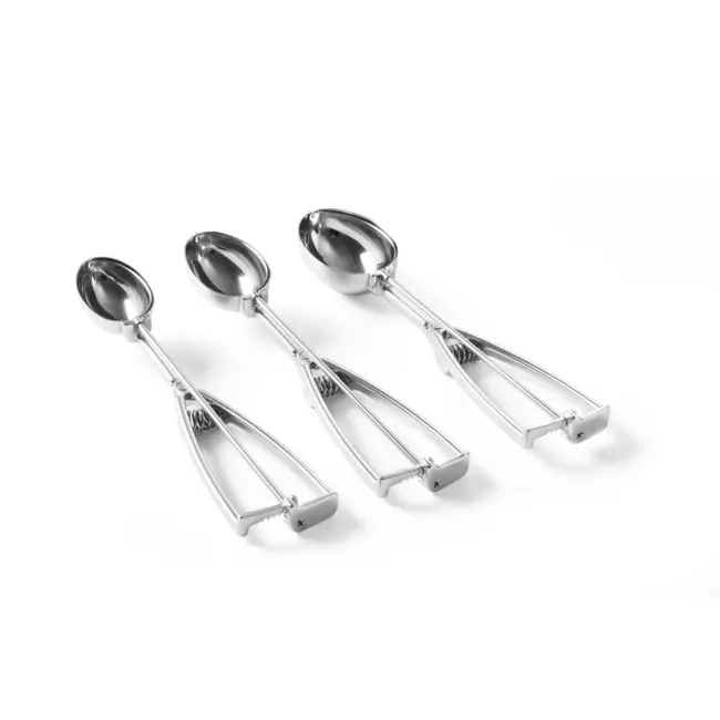 Stöckel Ovale portioneerlepel – roestvast staal – vaatwasserbestendig – 62x43 mm