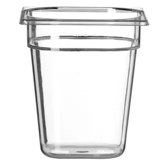 Hendi Gastronorm container - polycarbonaat - 3,4L - temperatuurbestendig - transparant