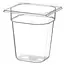 Hendi Gastronorm container - polycarbonaat - 3,4L - temperatuurbestendig - transparant