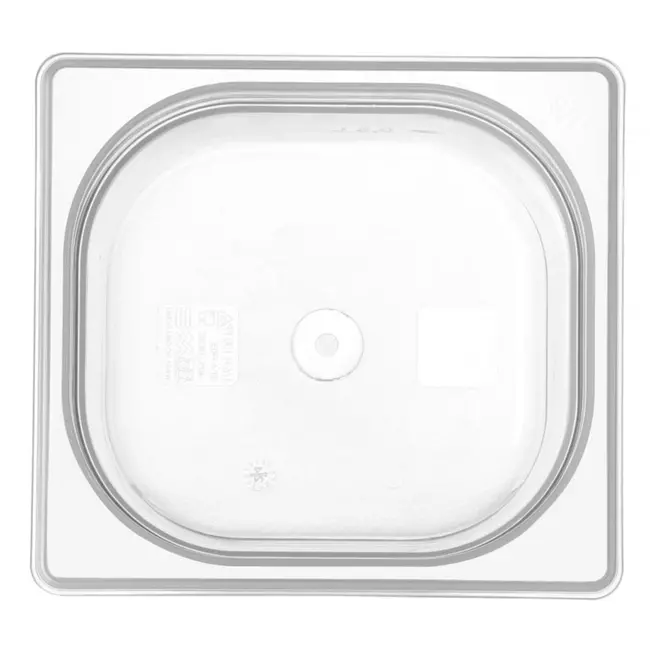 HENDI GN 1/6 container – polypropyleen – 1,6L – transparant – 176x162x100 mm