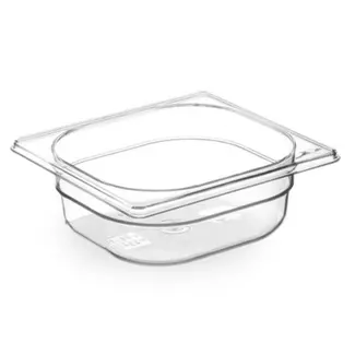 HENDI GN-container 1/6 – Tritan – 1L – Transparant – Temperatuurbestendig – BPA-vrij