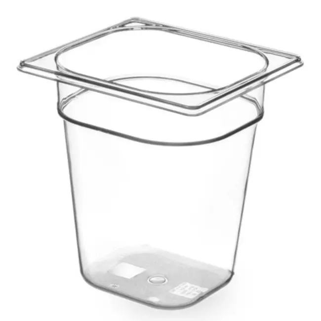 HENDI GN-container – Tritan – 3,4L – Transparant – 176x162x200 mm – BPA-vrij