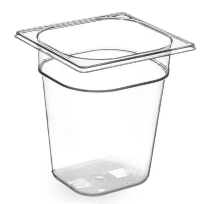 HENDI GN-container – Tritan – 3,4L – Transparant – 176x162x200 mm – BPA-vrij