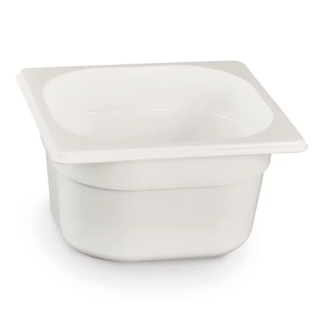 HENDI Gastronormbak – polycarbonaat – 1,6L – wit – 176x162x100 mm