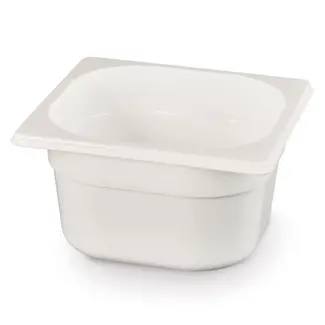 HENDI Gastronormbak – polycarbonaat – 1,6L – wit – 176x162x100 mm