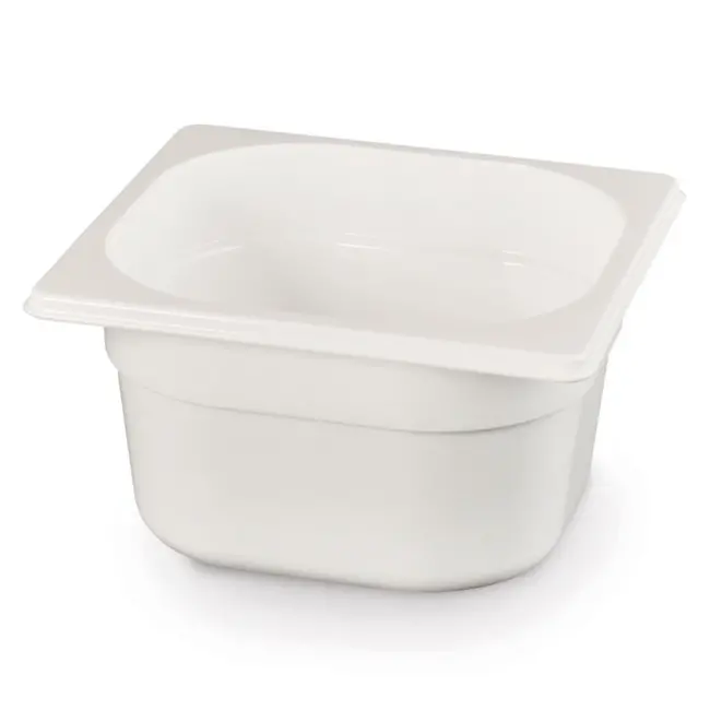 HENDI Gastronormbak – polycarbonaat – 1,6L – wit – 176x162x100 mm