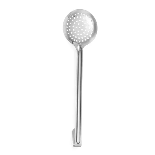 HENDI Schuimspaan – Naadloos ontwerp – Roestvrij staal – Ø90x310 mm – Vaatwasserbestendig