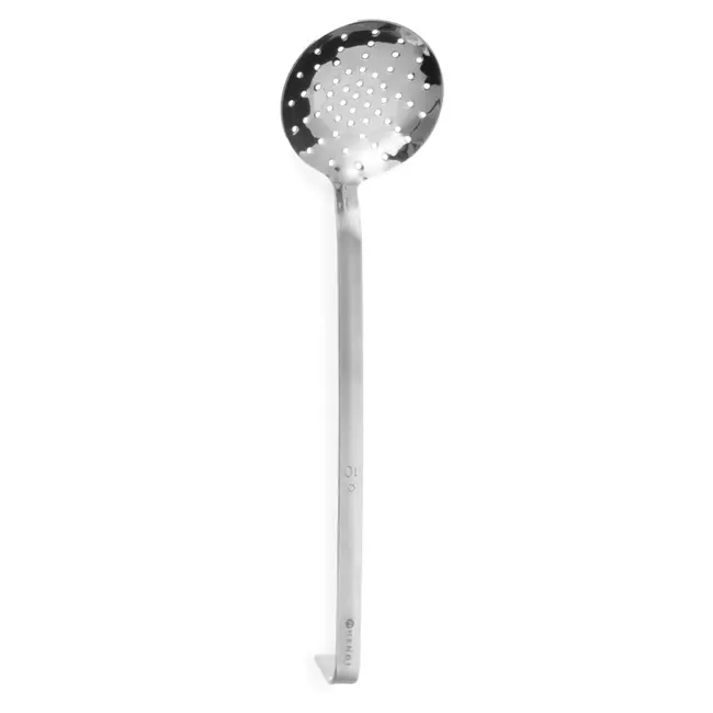 HENDI Professionele schuimspaan – naadloos ontwerp – extra zwaar roestvaststaal – 100x400 mm