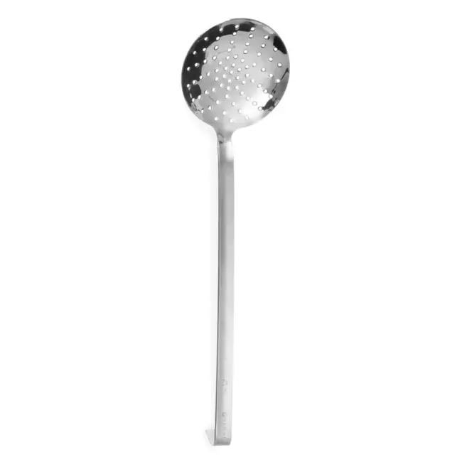 HENDI Professionele schuimspaan – naadloos – extra zwaar roestvaststaal – 120x460 mm