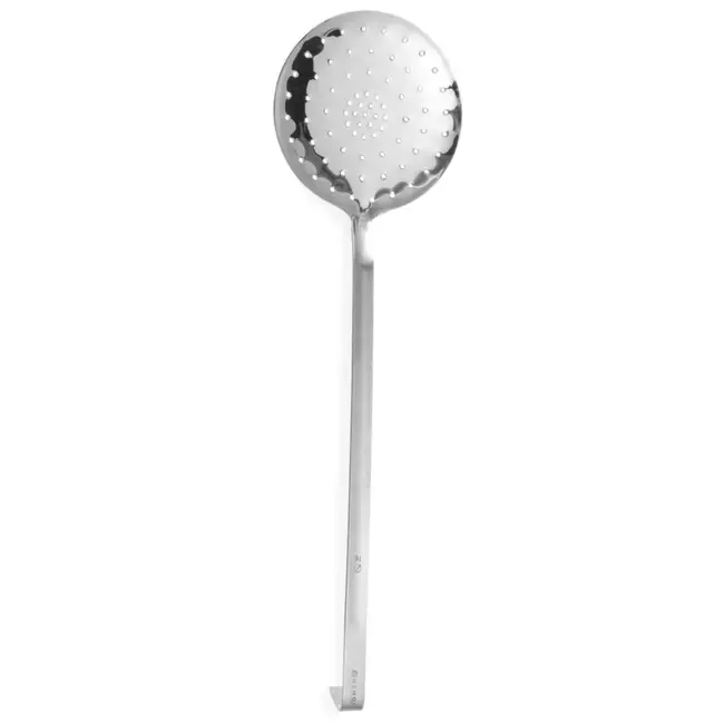 HENDI Professionele schuimspaan – extra zwaar roestvaststaal – naadloos ontwerp – vaatwasmachinebestendig – Ø160x530 mm