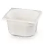 Hendi Gastronormbak - Polycarbonaat - 1L - Wit - 176x162x65mm - Temperatuurbestendig