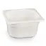HENDI Gastronormbak – polycarbonaat – 2,4L – wit – temperatuurbestendig – stapelbaar