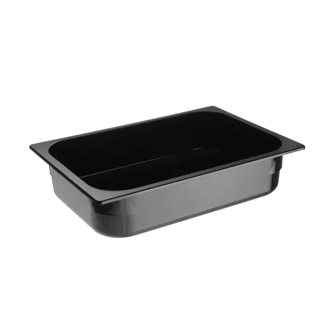 HENDI IJscontainer – polycarbonaat – 5L – zwart – 360x250x80 mm