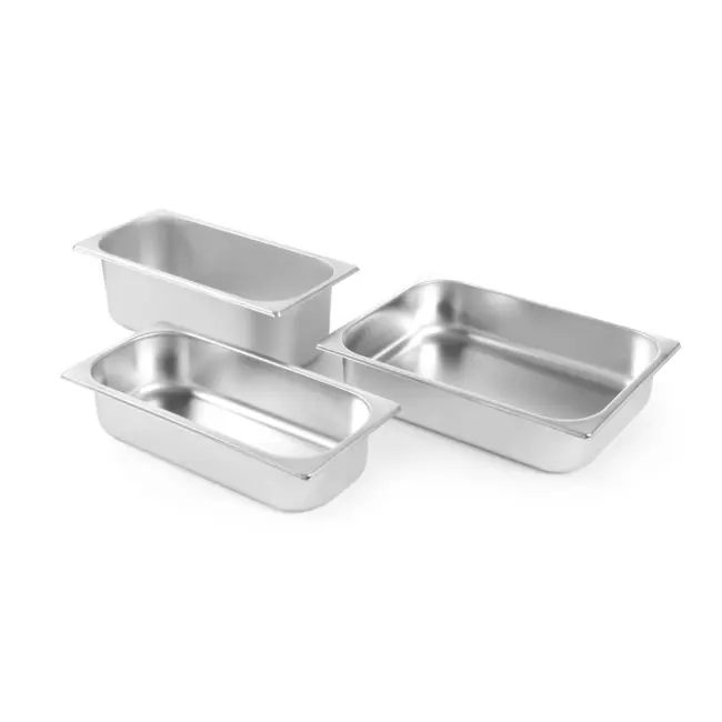 HENDI IJscontainer – roestvrij staal – 5 liter – 360x165x120 mm – vaatwasserbestendig