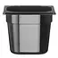 HENDI Gastronorm container – zwart polycarbonaat – 2,4L – temperatuurbestendig – stapelbaar
