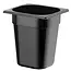 HENDI Gastronorm container – polycarbonaat – 3,4L – zwart – 176x162x200 mm