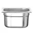 HENDI GN-container 1/6 – Budget Line – 1,6L – 176x162x100 mm – lichtgewicht roestvrij staal